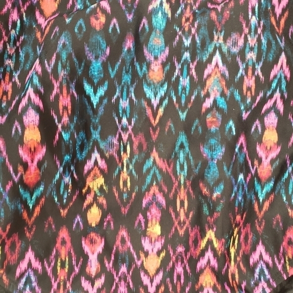 Torrid Black Multicolored Swim Bottoms Sz 6/6X - Picture 4 of 6